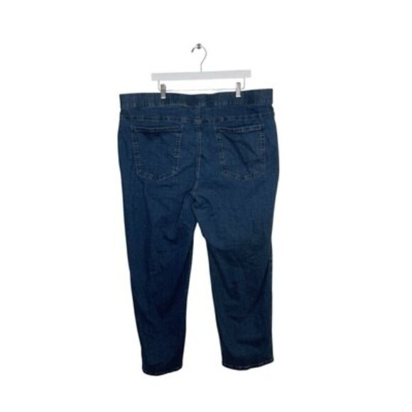 Karen Scott Overcast Pull On Straight Leg Jeans Plus Size 3X NWT - Picture 2 of 5